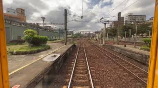 2021.11.19 台鐵 EMU300自強號 159次 七堵-彰化 載客營運 七堵-竹南 8倍速度 縮時攝影 路程景 編組：（南）EMU304 305 307 車組（北）