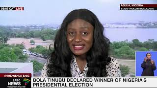 Tinubu declared winner of Nigeria's election