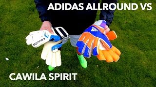 Adidas Predator Zones Allround vs Cawila Spirit | Goalkeeper Gloves Test screenshot 5