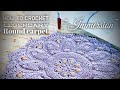 ВЯЖЕМ ШИКАРНЫЙ КОВЕР ПО КРУГУ / ЧАСТЬ 1 / BEAUTIFUL ROUND CROCHET CARPET