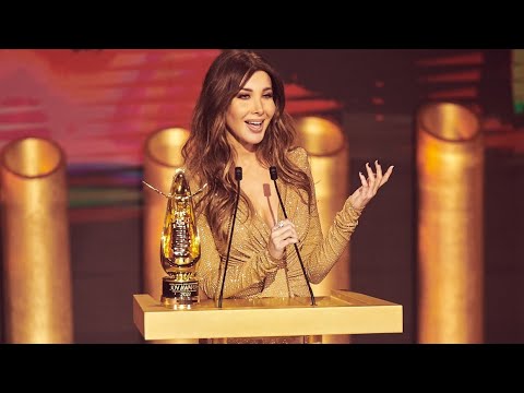 Nancy Ajram Won The Best Song In Joy Awards 2022 نانسي عجرم تفوز بجائزة الأغنية المفضلة 