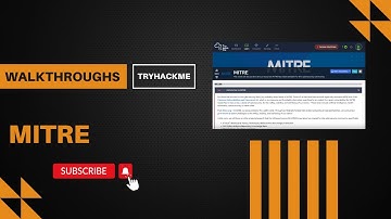 [Walkthroughs] TryHackMe room "MITRE" Writeup |  "SOC Level 1" Learning Path