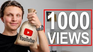 كم يدفع لك YouTube مقابل 1000 مشاهدة في عام 2023