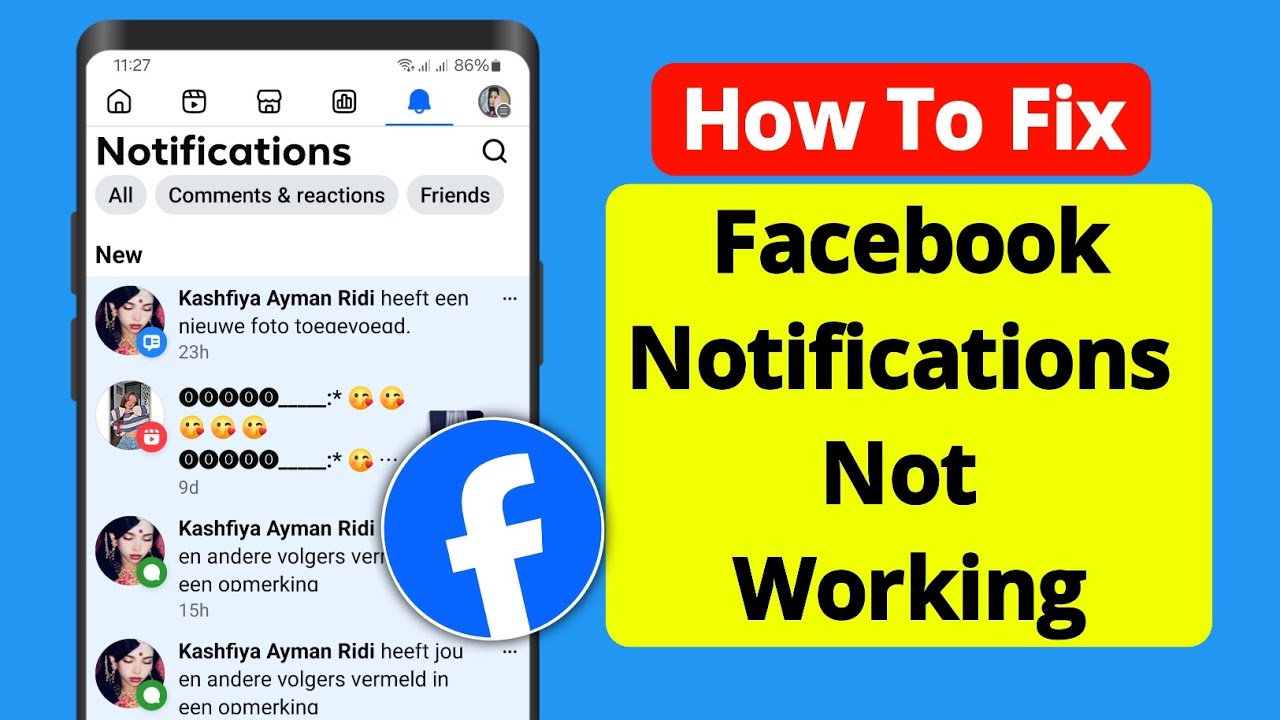 How To Fix Facebook Notifications Not Working On Android | Facebook ...
