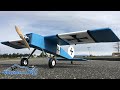 Gblyndens durafly ugly stick v2 electric sports model 1100mm rc plane maiden flight review in wind