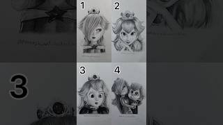 Compilation of super mario galaxy characters 😍❤️✍️  #art #artist #cartoon #drawing #shorts