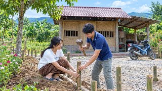 Trúc and Thắng worked together to repair the road so they could get their motorbikes home. screenshot 2