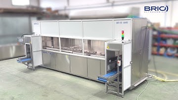 BR 50 AMS | Máquina automática de limpieza por ultrasonidos de múltiples etapas
