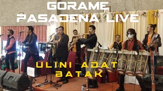 Ulini Adat Batak ( Lagu Pesta Batak ) - Gorame Pasadena Live Di Gedung Mulia Raja Jakarta.