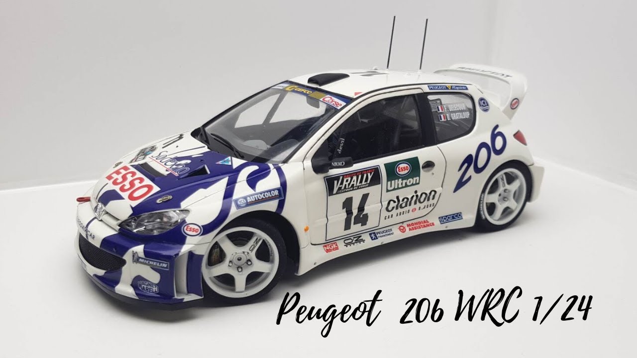 Tableau De Bord Miniature Peugeot 206 WRC Solido 1/18 – Occasion