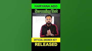 Haryana ADO official answer key released #agricultureadda247 #haryanaado2025 #hpscado #hpsc