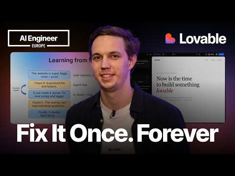How Lovable self-improves every hour — Benjamin Verbeek, Lovable video thumbnail