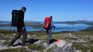 Hiking 390 km.Södra Kungsleden.Sweden.