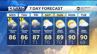 Tracking storms in central Alabama with #WVTM13's Live Doppler #alwx