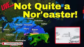 Live: Not quite a Nor'easter! -  Severe Weather Coverage   2-9-25
