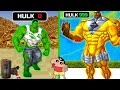 FRANKLIN Upgrading HULK To GOD HULK TITAN TO SAVE SHINCHAN In GTA 5!