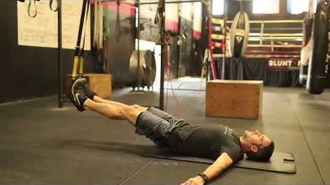 TRX Single Leg Hamstring Curl