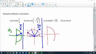 4.7 Evaluating arctrig functions without a calculator Arctan3 Arctan 1 2 Without A Calculator