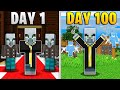 I survived 100 days as an evoker in hardcore minecraft