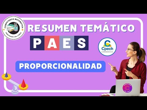 RESUMEN DE: Proporcionalidad en la PAES de Competencia Matemática M1