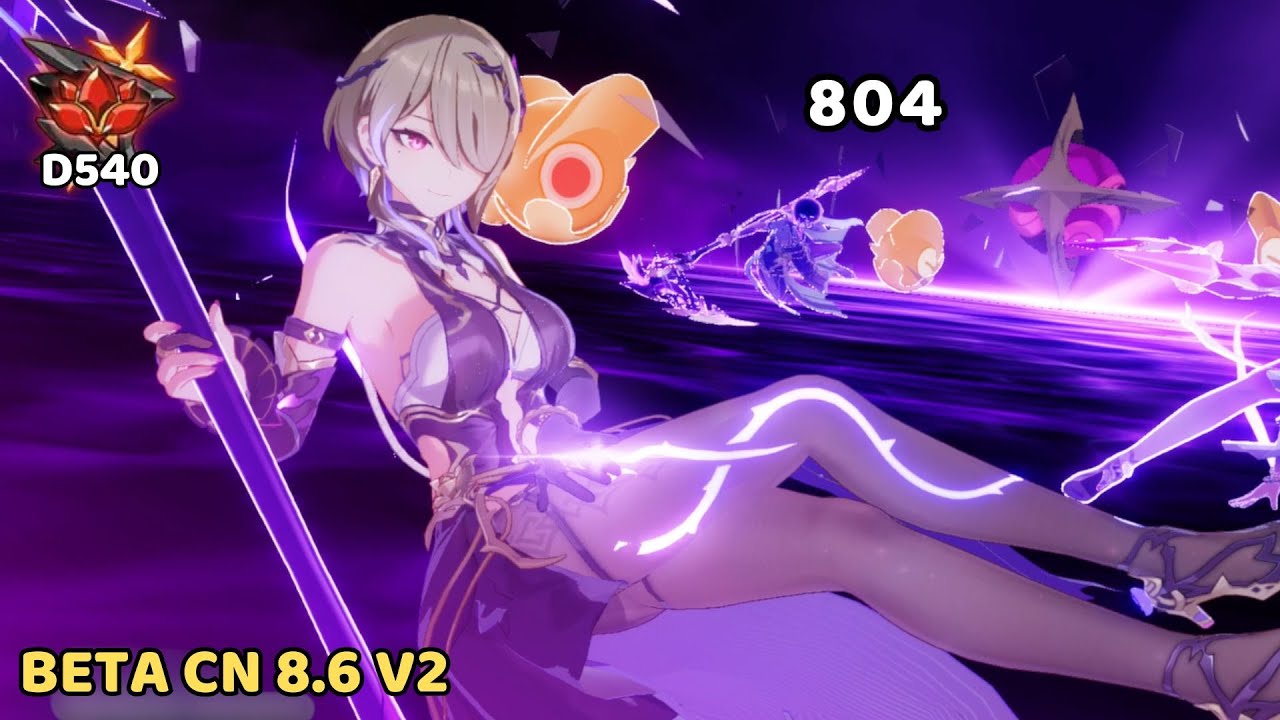 S Rita DPS Gameplay - Moruduo (Lightning - D540) | Honkai Impact 3rd - BETA CN 8.6 V2