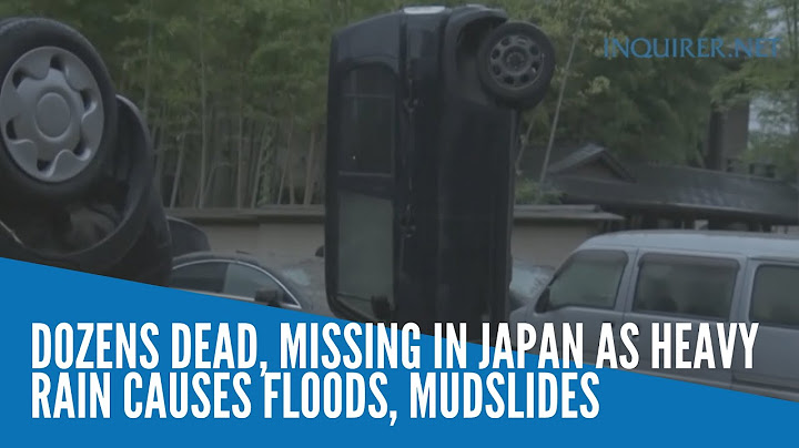 Dozens dead, missing in Japan as heavy rain causes floods, mudslides