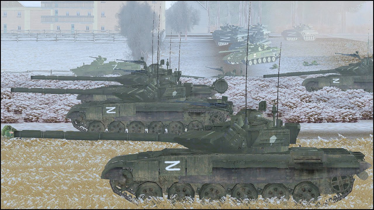 KYIV ASSAULT UKRAINE JAVELIN vs T72 SIMULATION YouTube