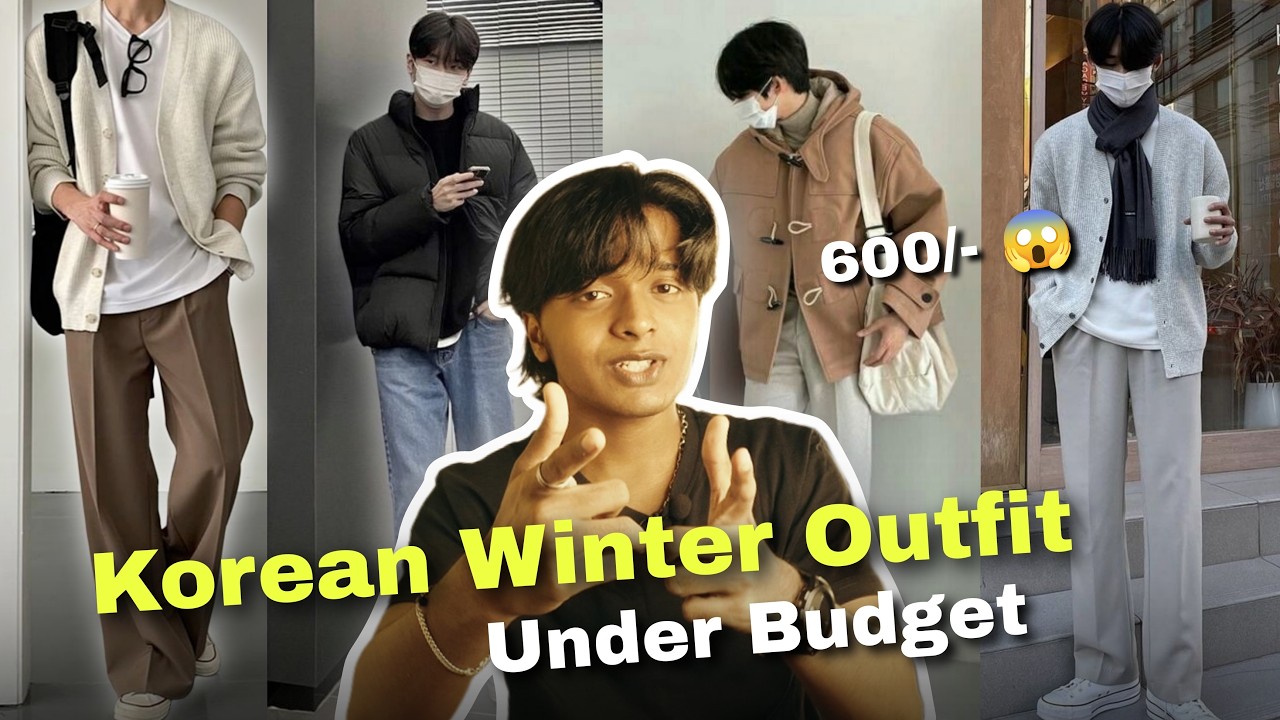 I Created Korean Winter Outfits Under Budget | Cardigan & Puffer Jacket | PistarDreams