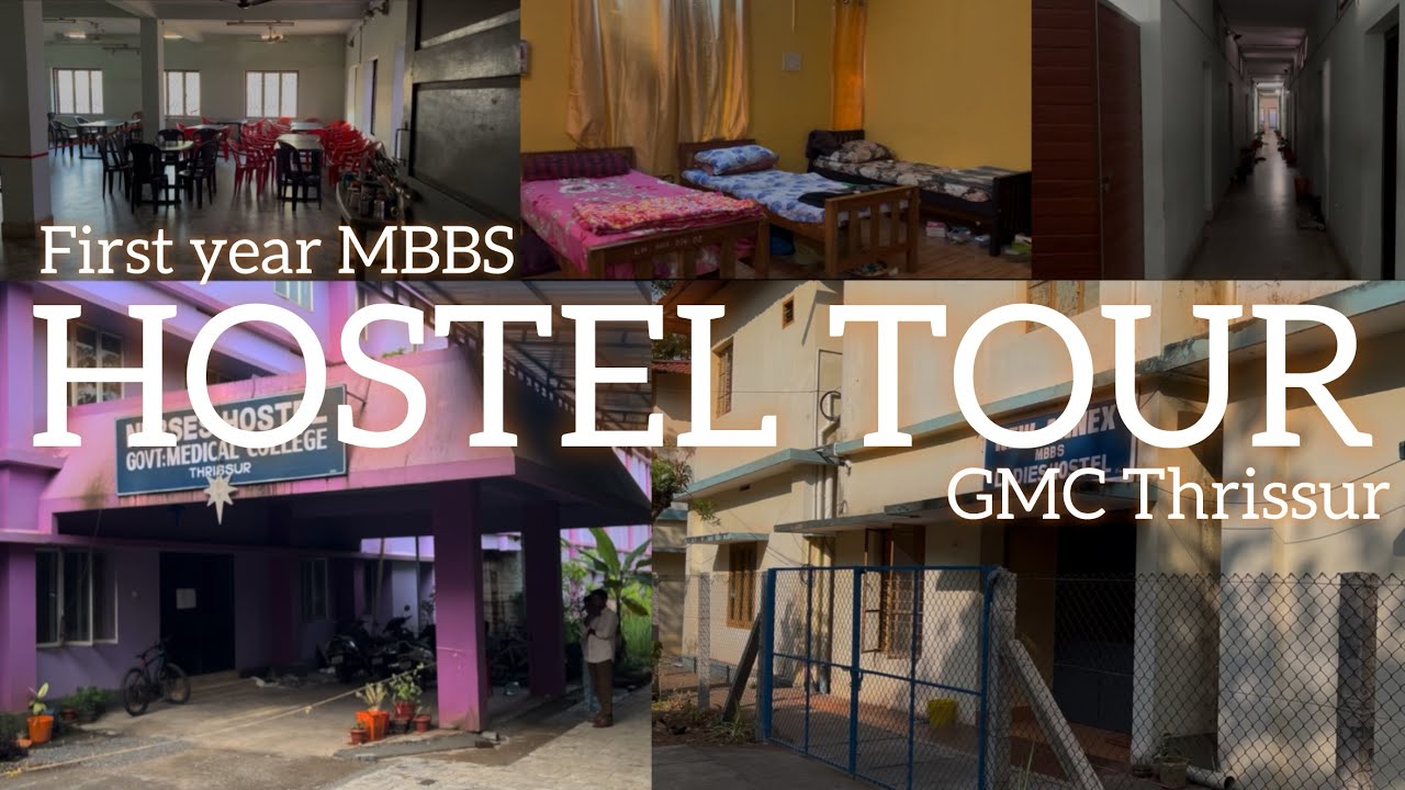 First year MBBS ✨| HOSTEL TOUR🏠| GMC Thrissur🏫|