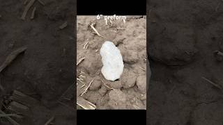 6” hixton quartzite preform #artifacts #archaeology #arrowheads #arrowheadhunting  #ancient