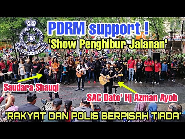 'Show Penghibur Jalanan' disokong penuh dari pihak PDRM dan rakan-rakan seperjuangan Sentuhan. class=