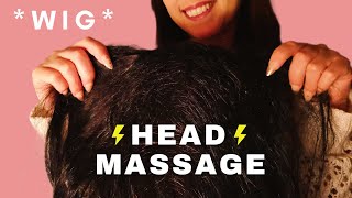 ASMR - FAST and AGGRESSIVE SCALP SCRATCHING MASSAGE | tingly WIG scratching with lot of Soft Spoken