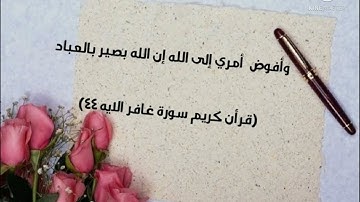 سورة غافر الآية ٤٤