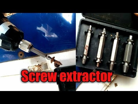 Tips cara melepas sekrup rusak dengan Screw extractor | how to use screw extractor