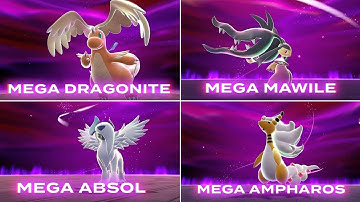 All Rogue Mega Evolutions Animations | Pokemon Legends ZA