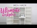 DIY: IKEA INTO FOLDABLE WORKSPACE