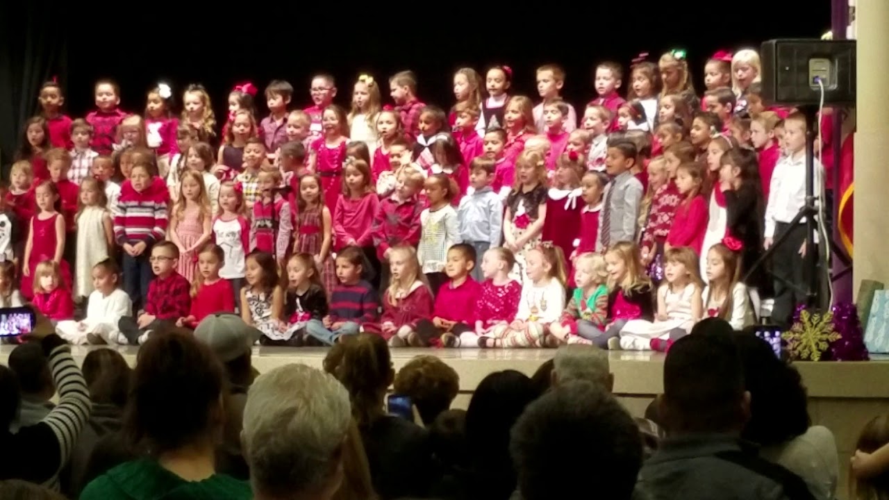 Jacob's Kindergarten Christmas Concert We Wish You A Merry Christmas
