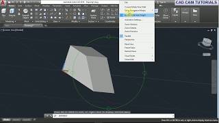AutoCAD 2018 Tutorial for Beginners   108  HOW TO GIVE THE TAPER OF ANY FACES OF 3D OBJECT IN AUTOCA