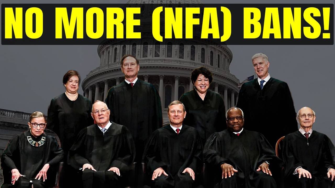 СРОЧНО! Решение Верховного суда 6-3 применено для отмены запретов на покупку и хранение глушителей!