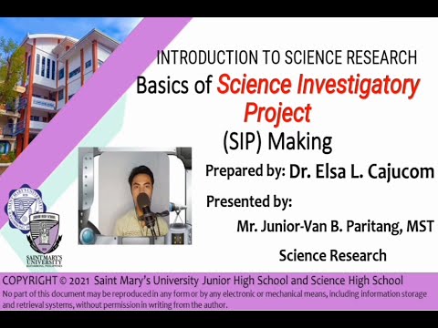 Q1W5 Basics of Science Investigatory Project SIP Making YouTube Q1W5 Basics of Science Investigatory Project SIP Making YouTube