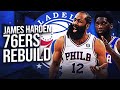 JAMES HARDEN PHILADELPHIA 76ERS REBUILD! (NBA 2K22)