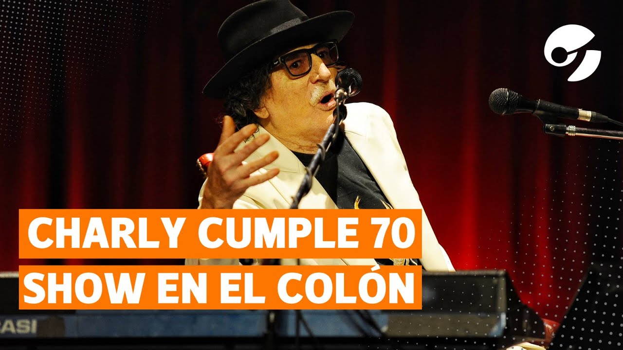 Charly García en el Teatro Colón: el festejo de sus 70 años con Fito Páez
