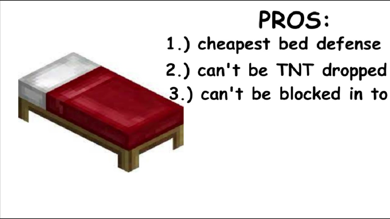 figuring out the best possible bed defense in minecraft bedwars Hypixel Bedwars YouTube