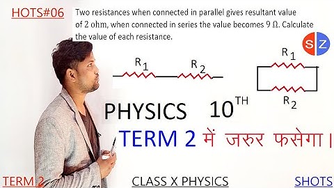 Two resistances of 100 ohm and zero ohm are connected in parallel. the overall resistance will be