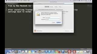 Install Unauthorised Applications in Mac OS X - Mountain Lion
