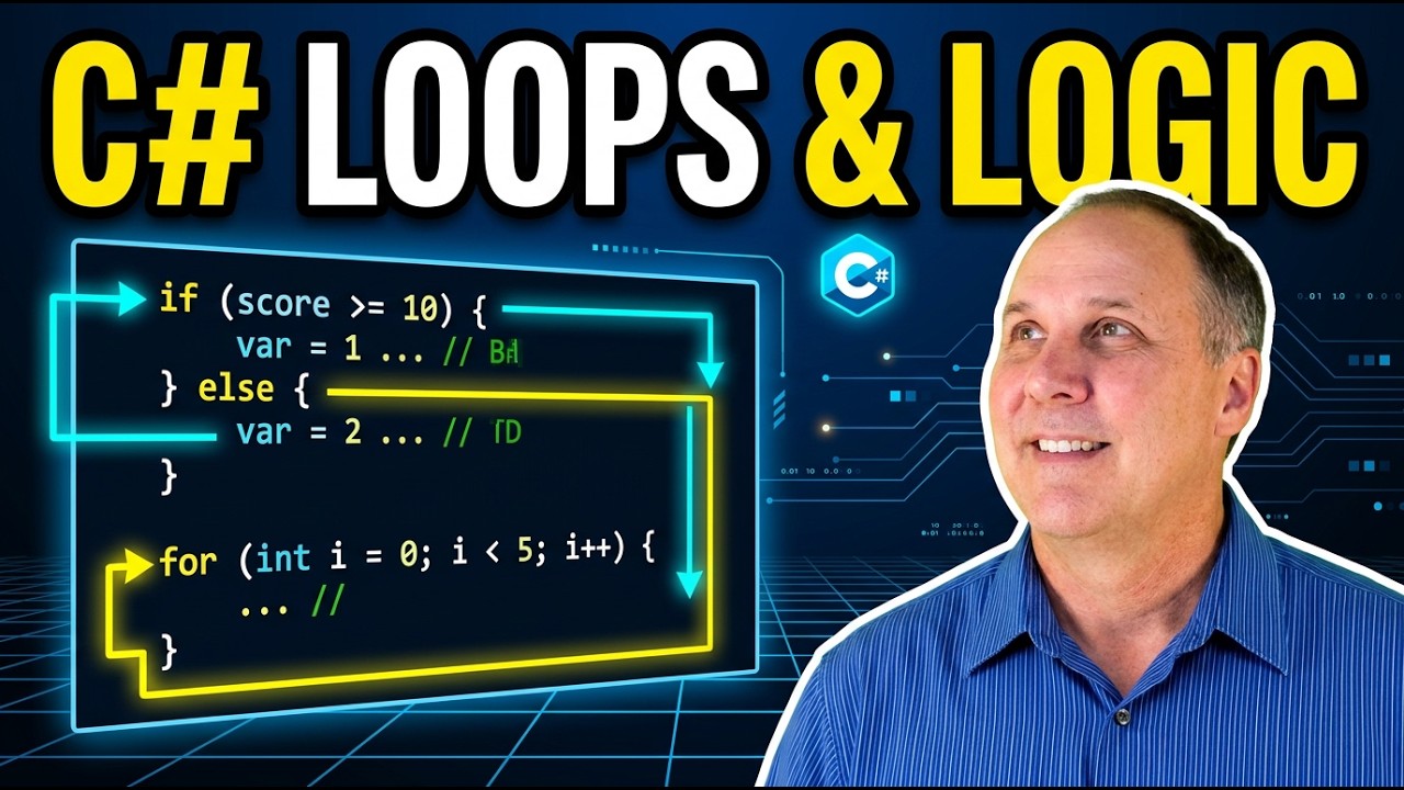 Introduction to C# Part 2: Loops and Conditionals - YouTube