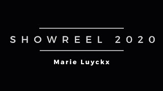 Showreel 2020 - Marie Luyckx