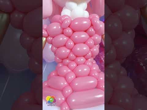РОЗОВЫЙ ЁЖИК #шары #balloonart #balloons #аэродизайн #DIY #рукоделие #творчество #ёжик