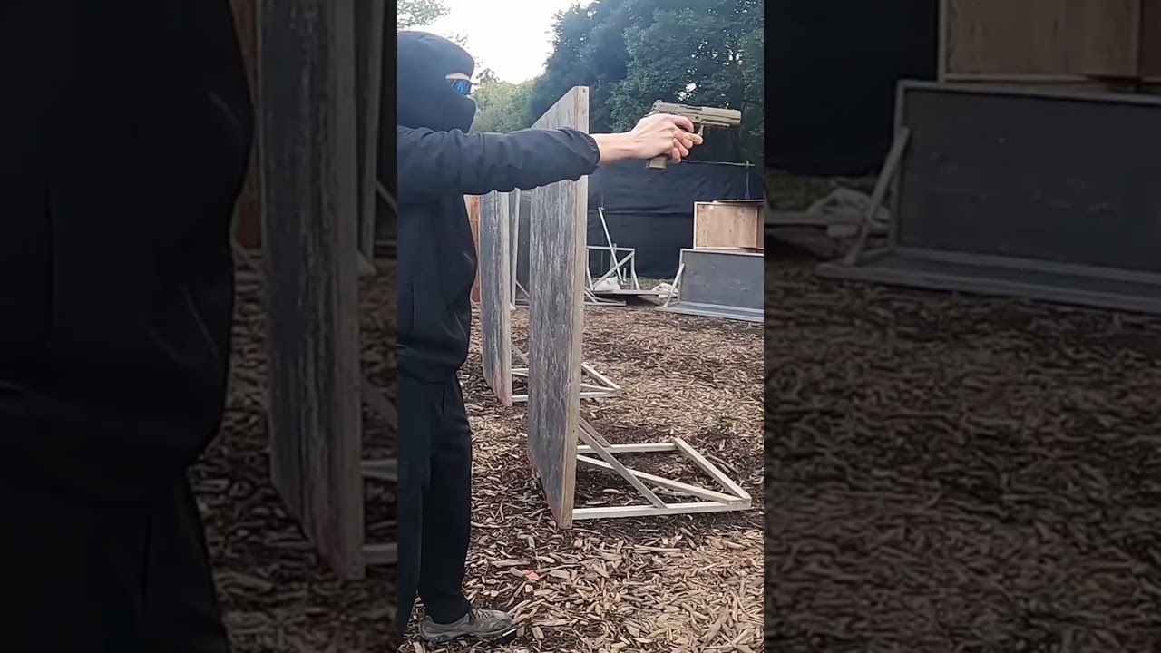 Practice shooting on Sig Sauer "M17"