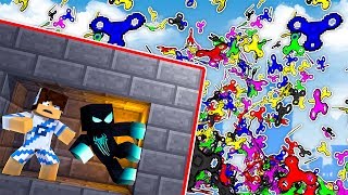 Minecraft: DESAFIO DA BASE 100% SEGURA CONTRA FIDGET 